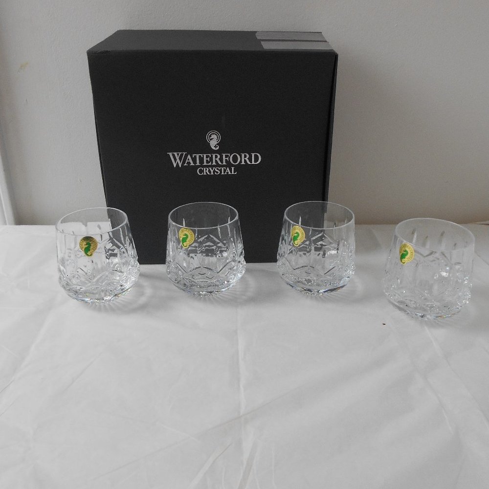WATERFORD CRYSTAL  9 OZ LISMORE OLD FASHION VERRE